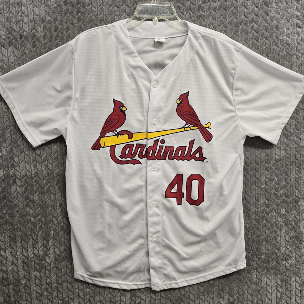 Cardinals Brand‎ Button Up St. Louis Cardinals Jersey MLB Contreras #40 Size XL